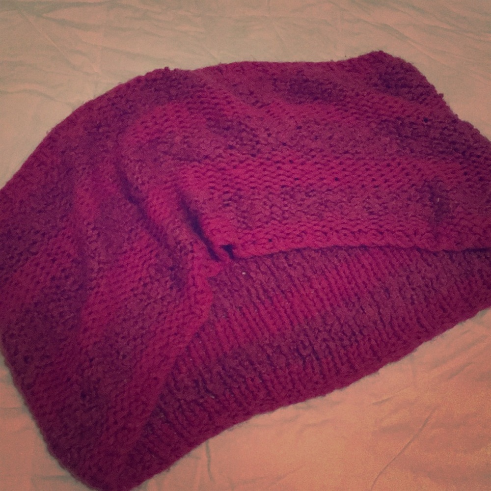 Fuchsia infinity scarf